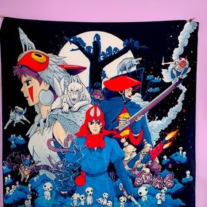 Studio ghibli tapestry